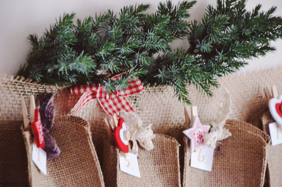 kalendarz adwentowy DIY