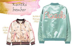 modna mama i córka - kurtki bomber
