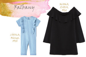 modna mama i córka - trendy wiosna lato