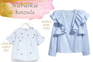 modna mama i córka - koszule