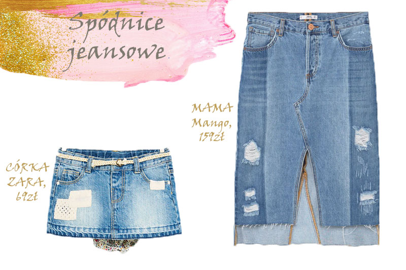spódnice jeansowe dla dziewczynek