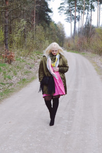 khaki parka stylizacje