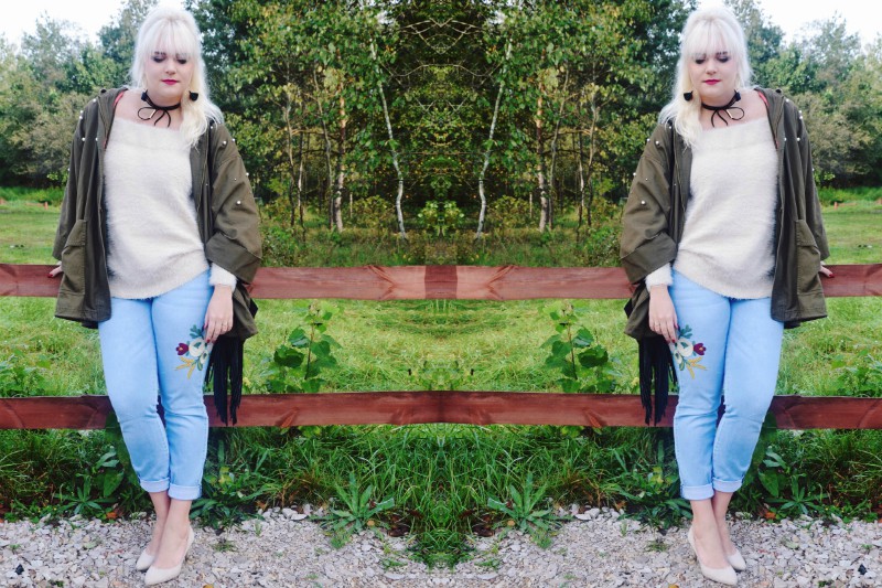 kobiece stylizacje z parką