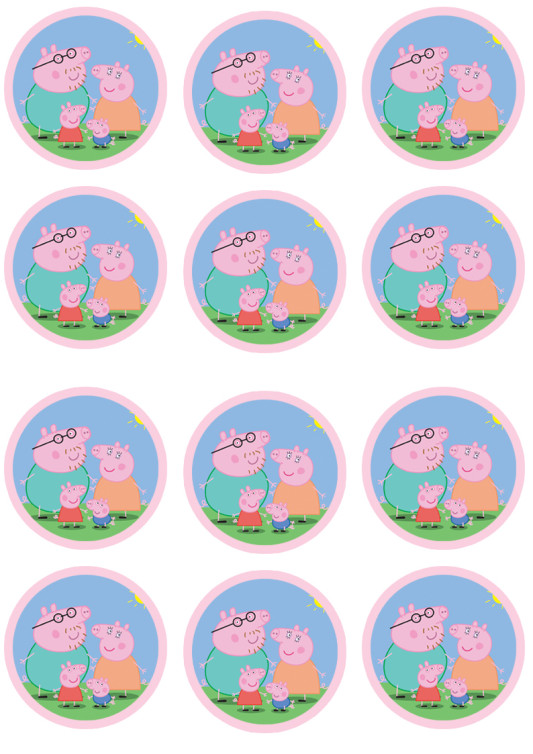 świnka peppa darmowe naklejki na pikery