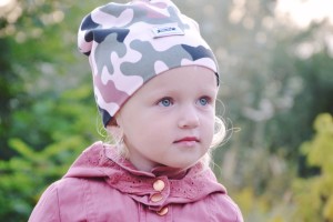czapka beanie dla dziewczynki