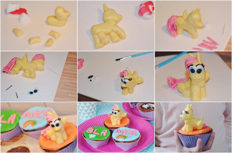 tort urodzinowy kucyki DIY
