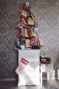 kalendarz adwentowy choinka DIY