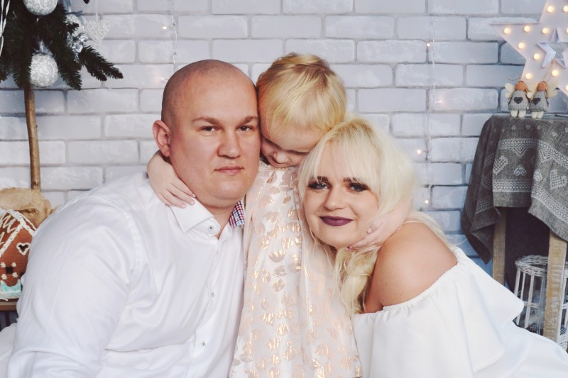 domowa sesja świąteczna