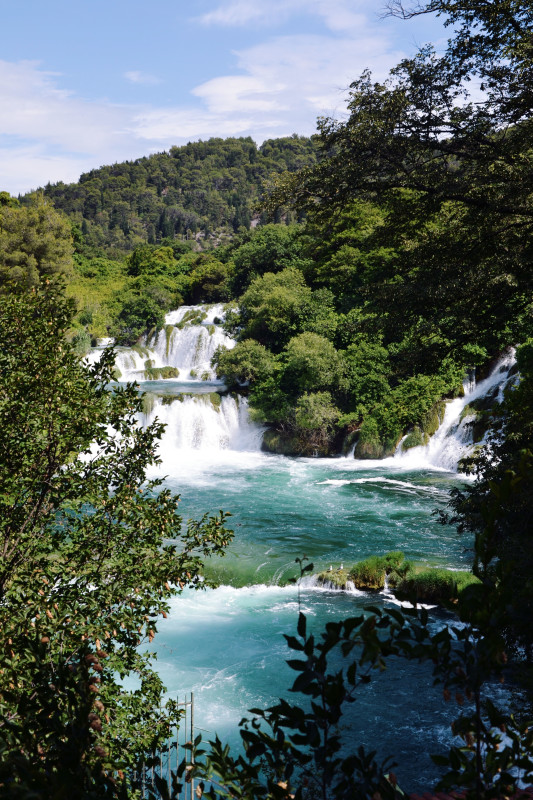wodospady Krka z dziećmi