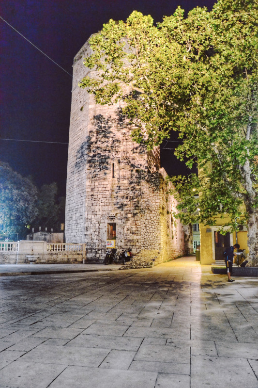 Zadar nocą