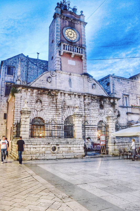 Zadar nocą