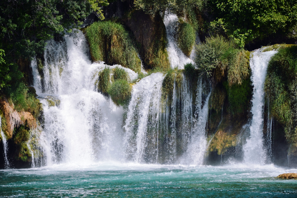 wodospady Krka z dziećmi