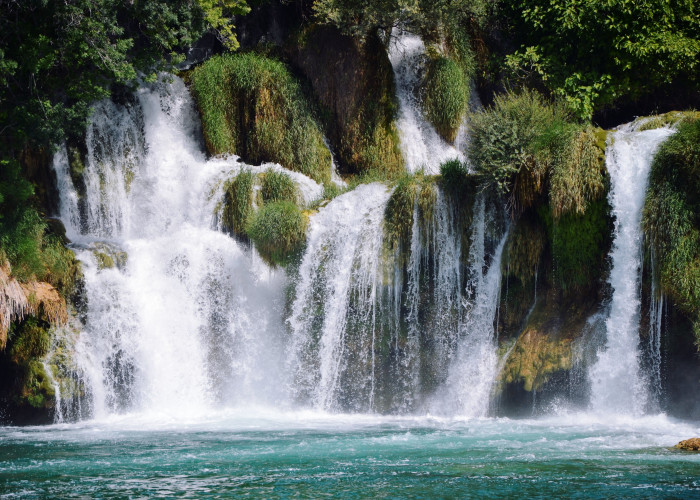 wodospady Krka z dziećmi